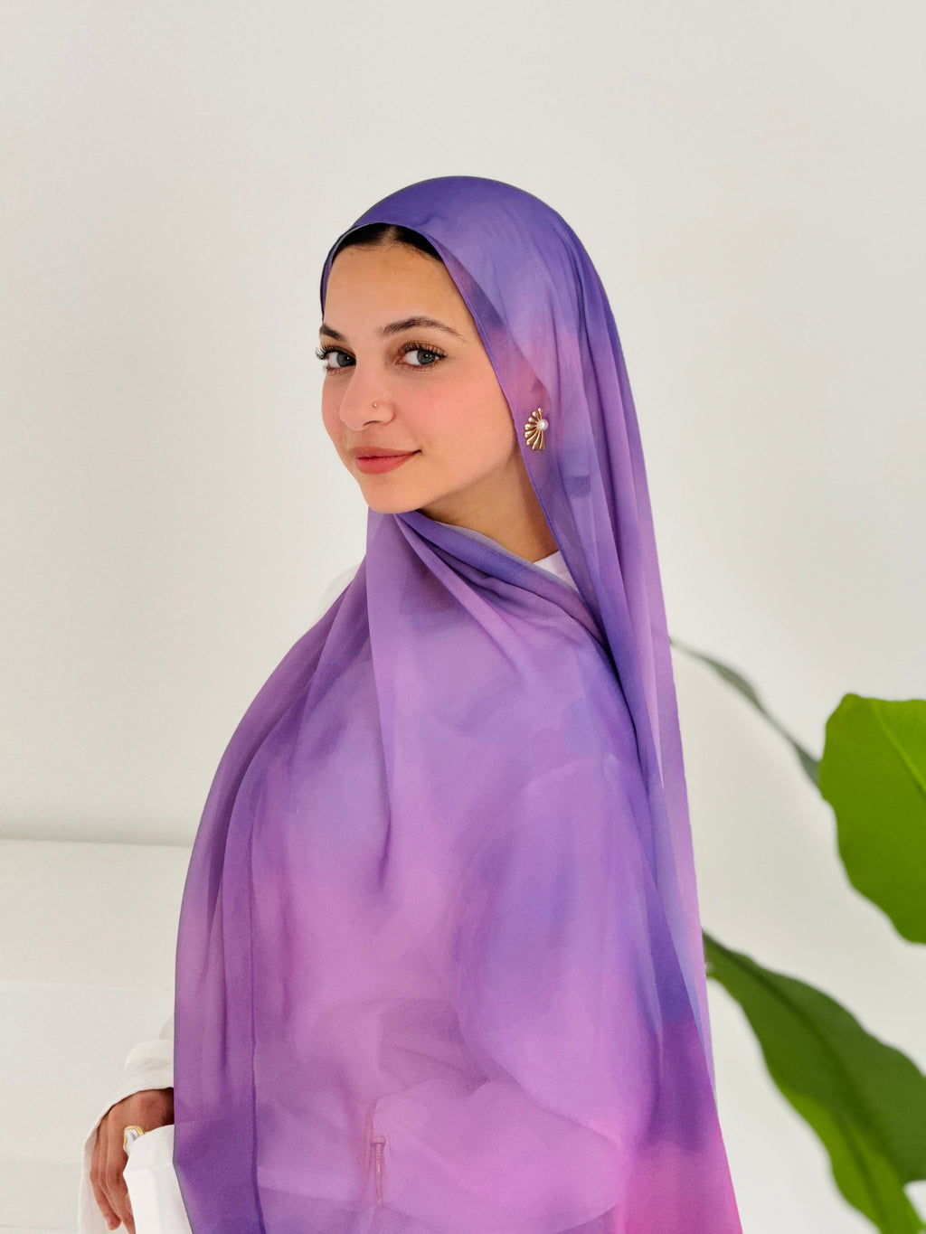 Lilac Blossom Scarf