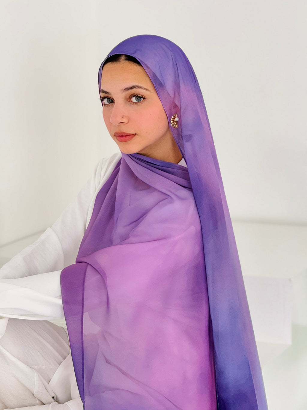 Lilac Blossom Scarf