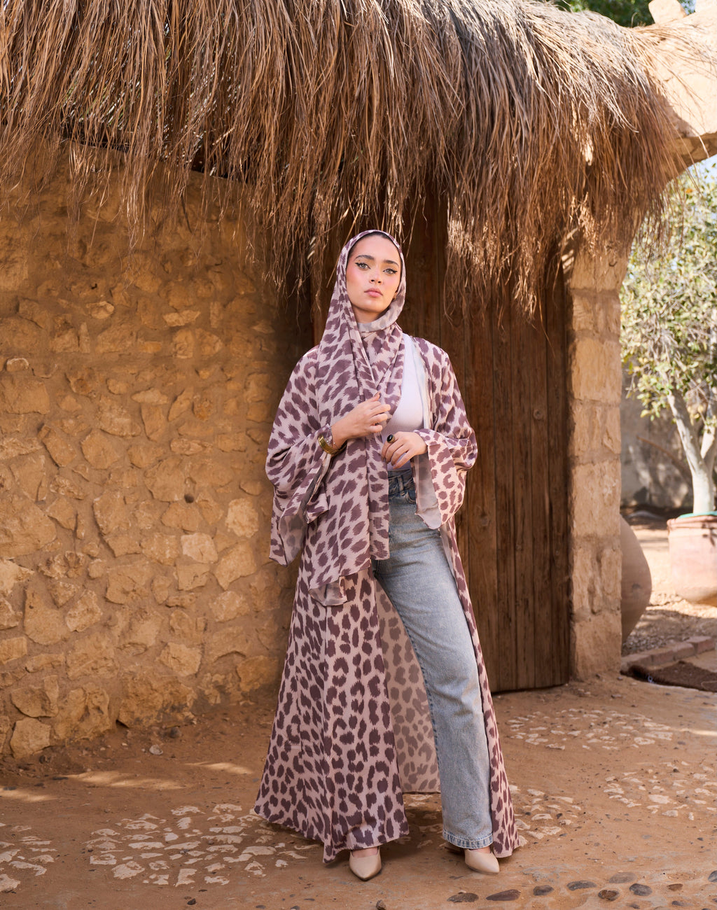 Brown Leo Scarf