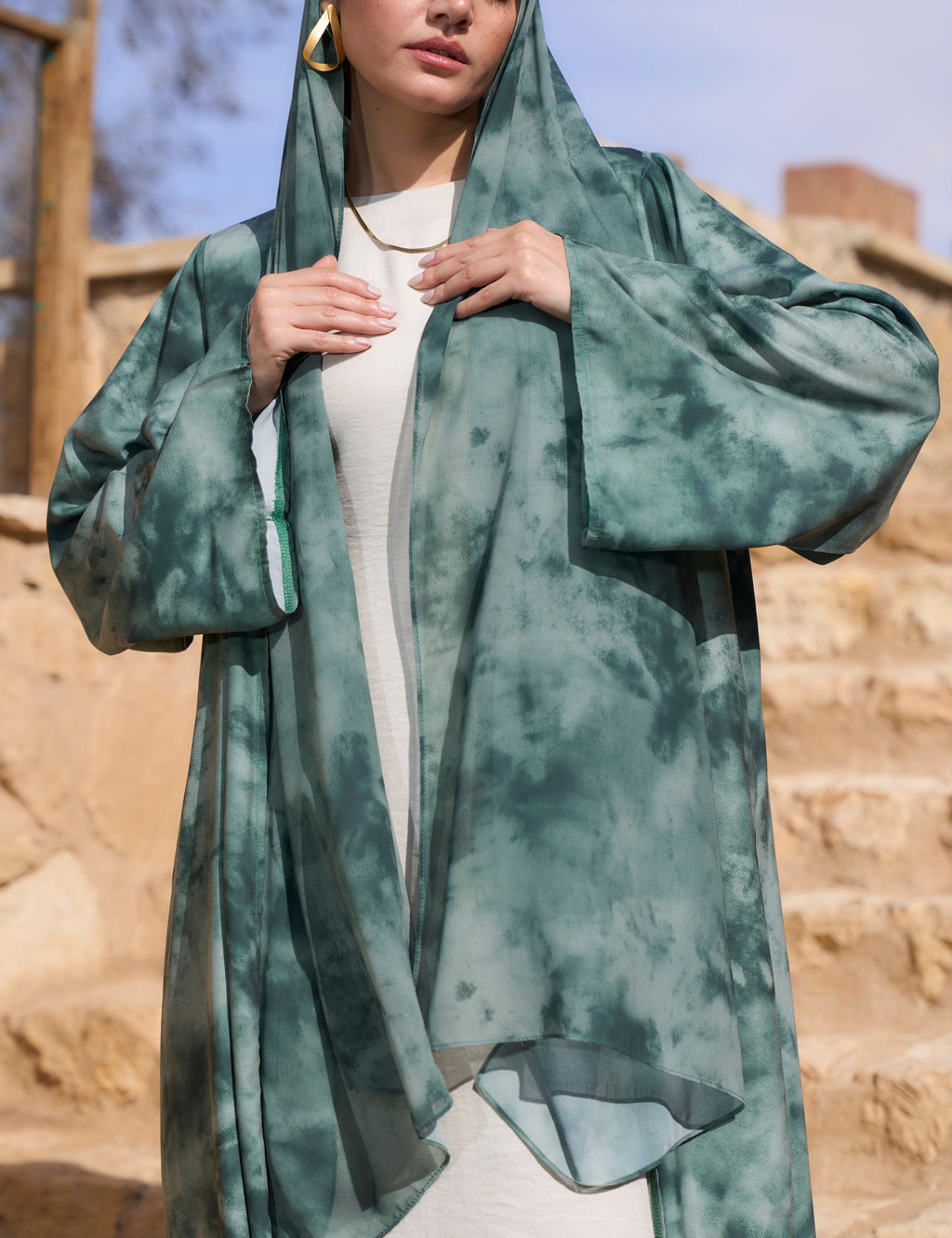 Emerald Marble Scarf