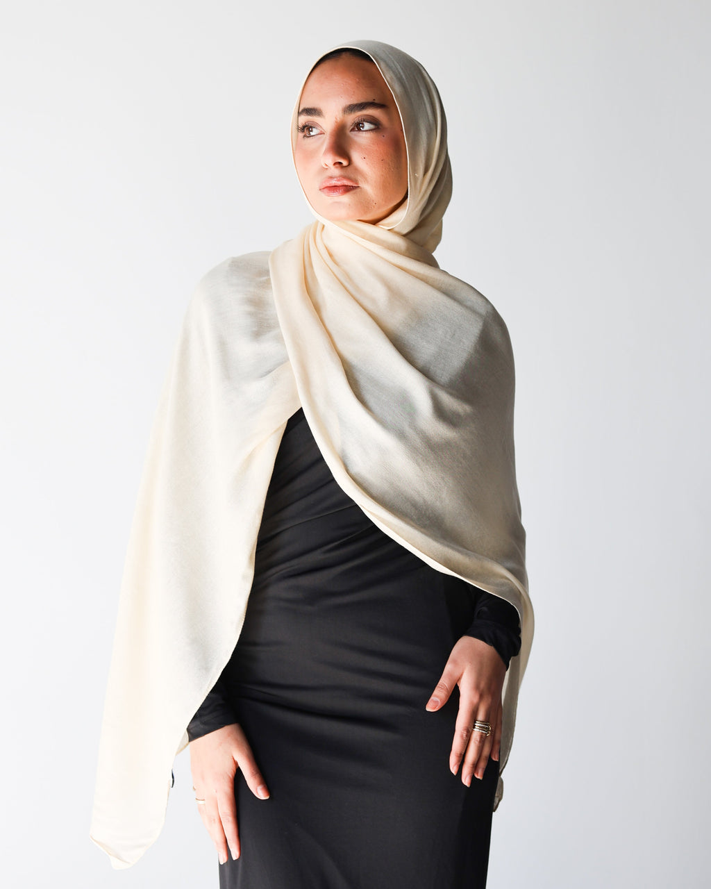 Elite Modal Scarf - Warm Beige