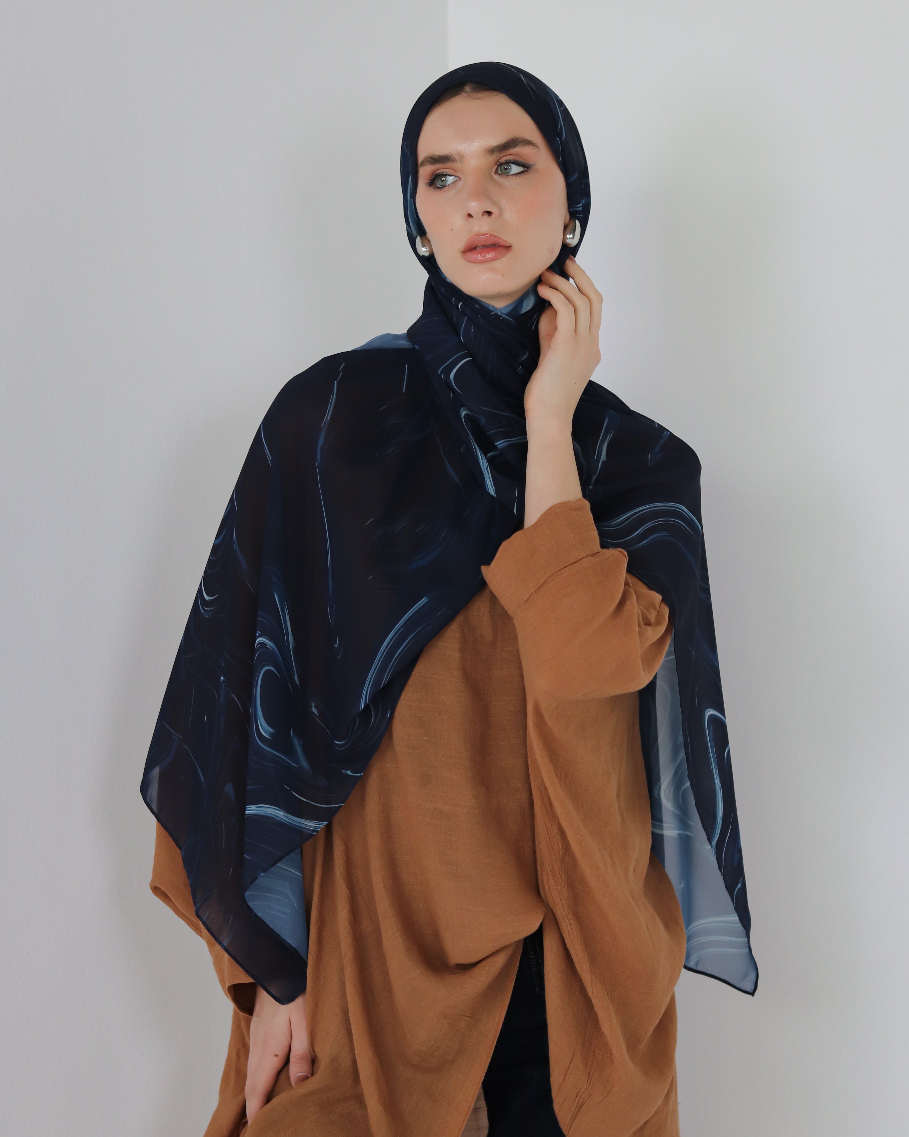 Galaxy Marble Scarf