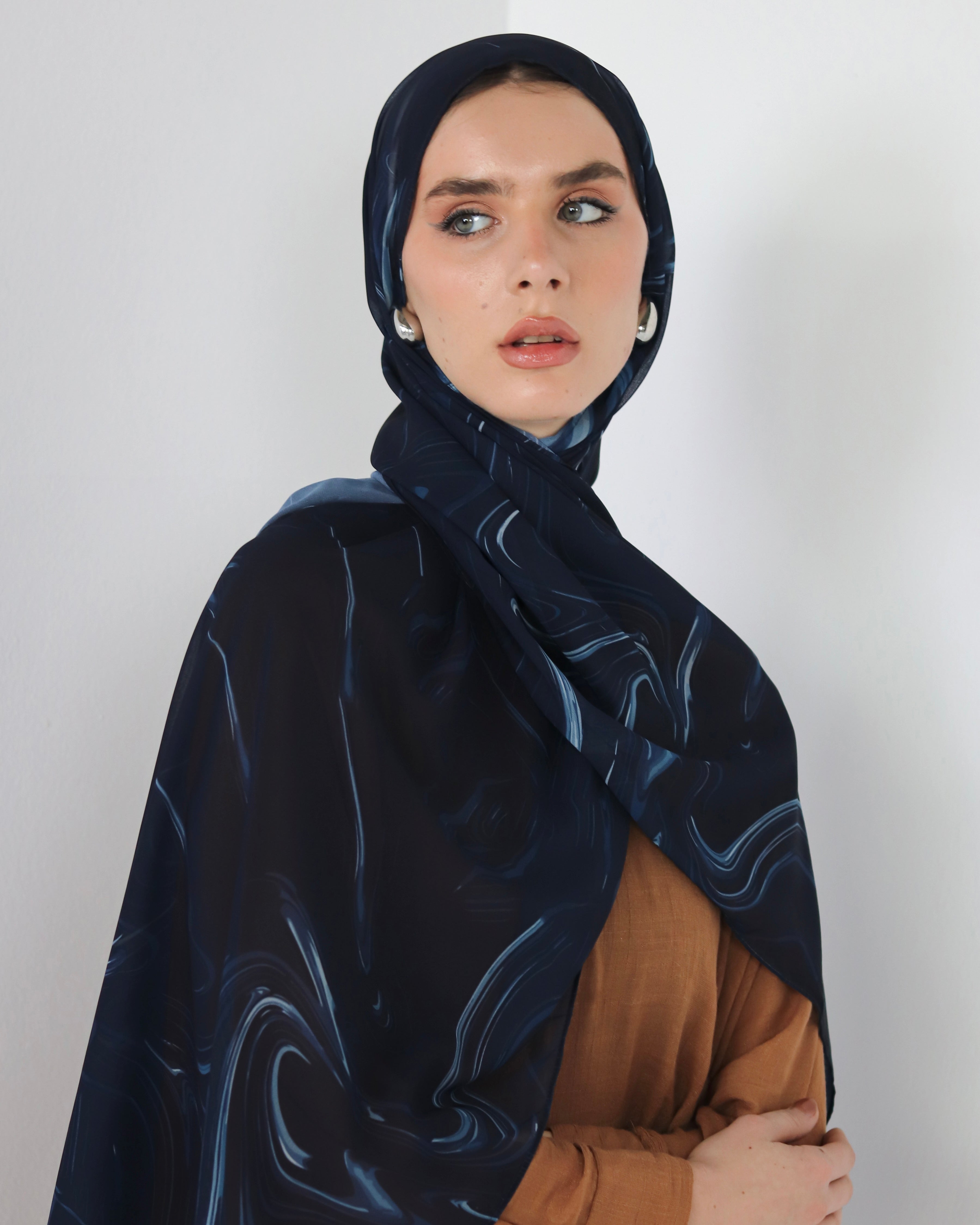 Galaxy Marble Scarf