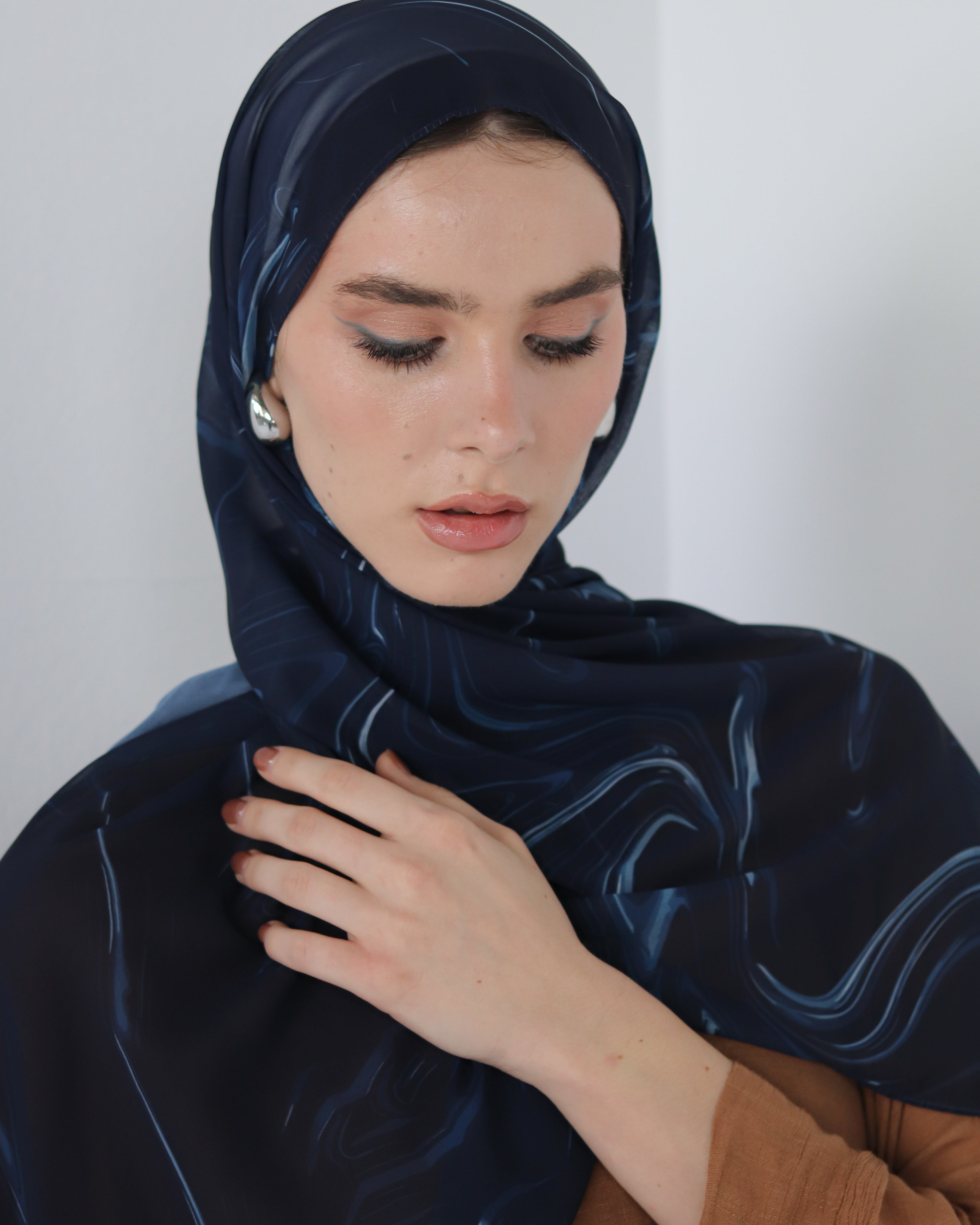 Galaxy Marble Scarf