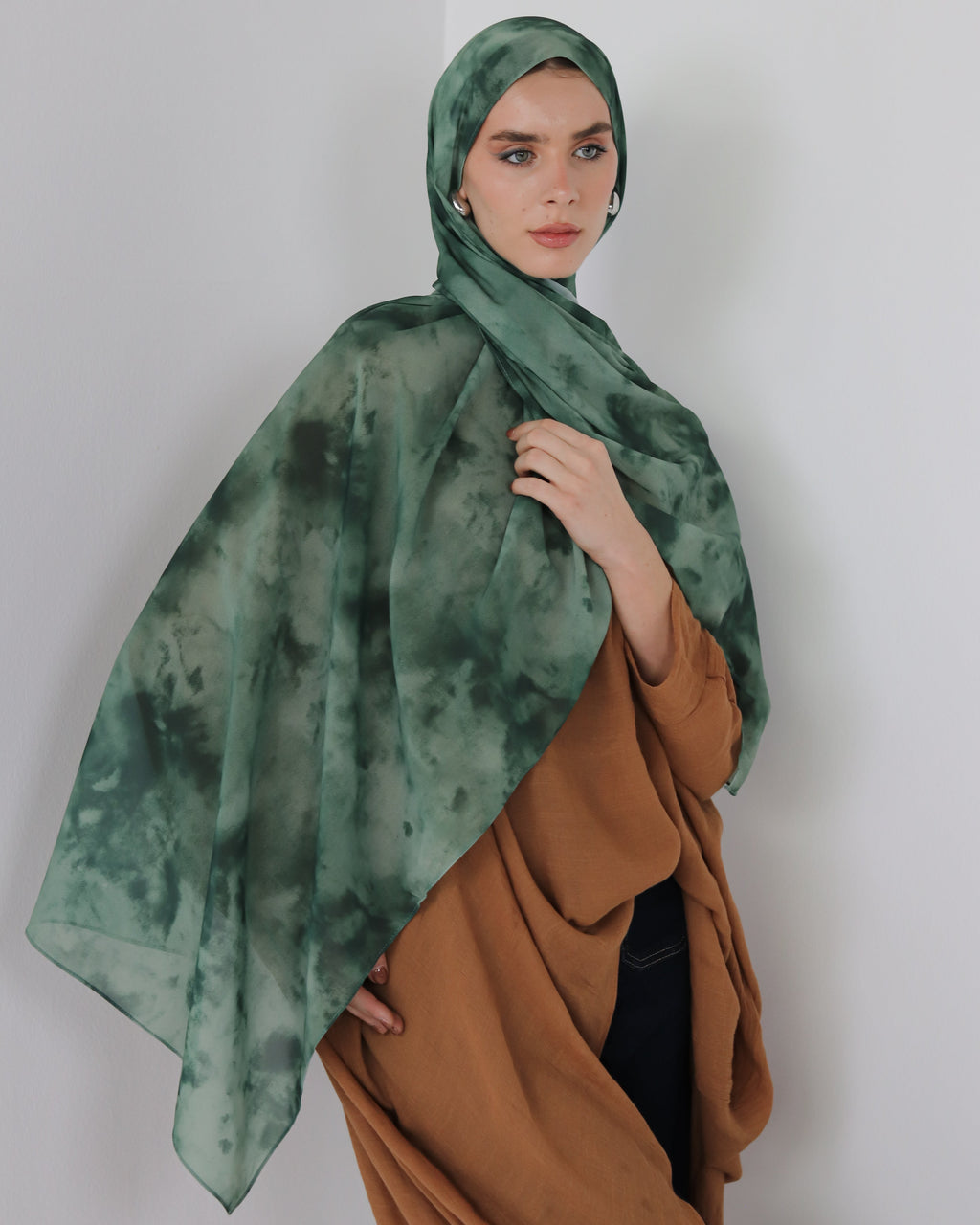 Emerald Marble Scarf