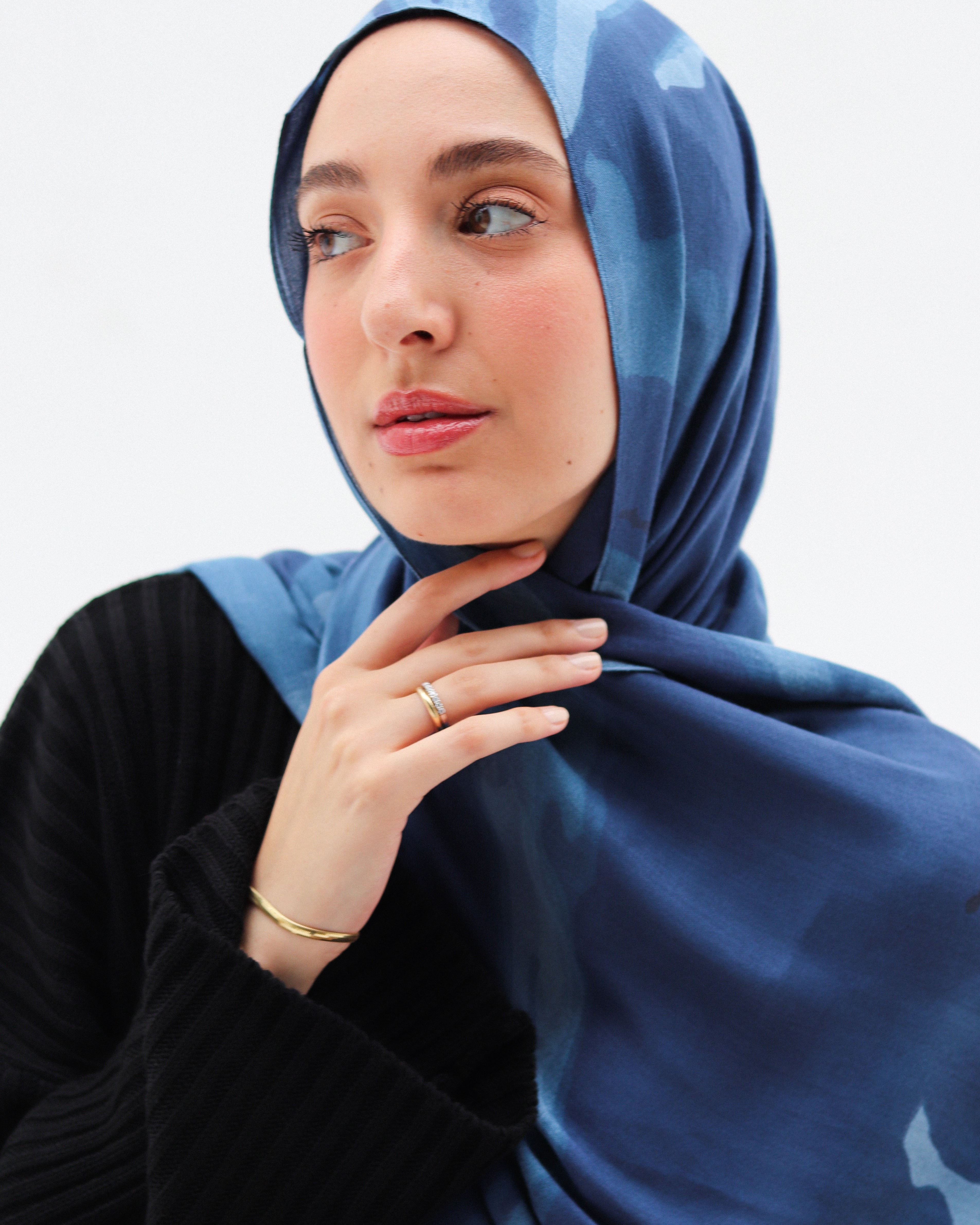 Blue Mirage Premium Modal Scarf