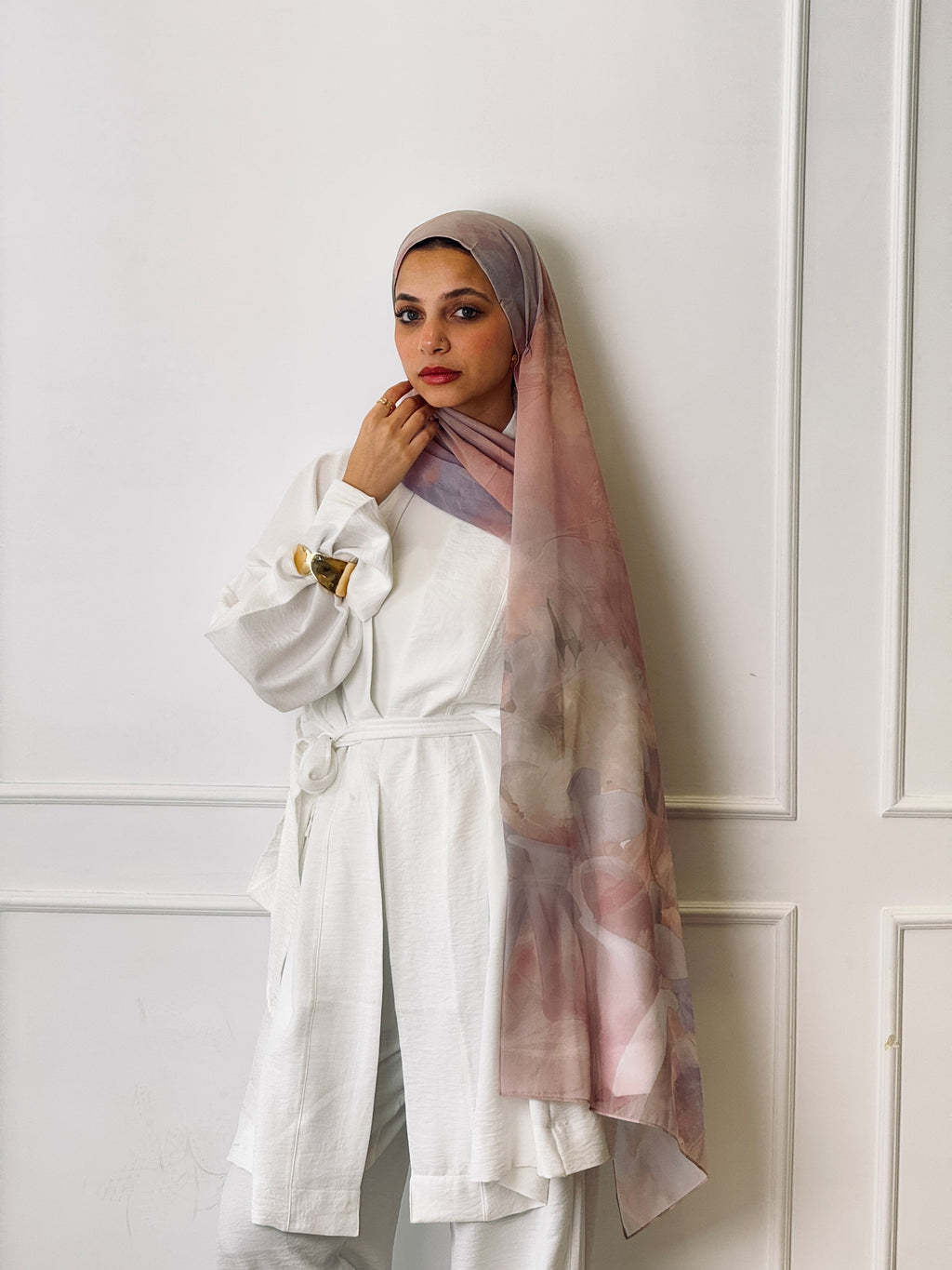 Daisy Marble Scarf
