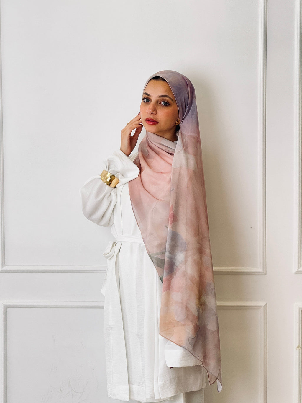 Daisy Marble Scarf