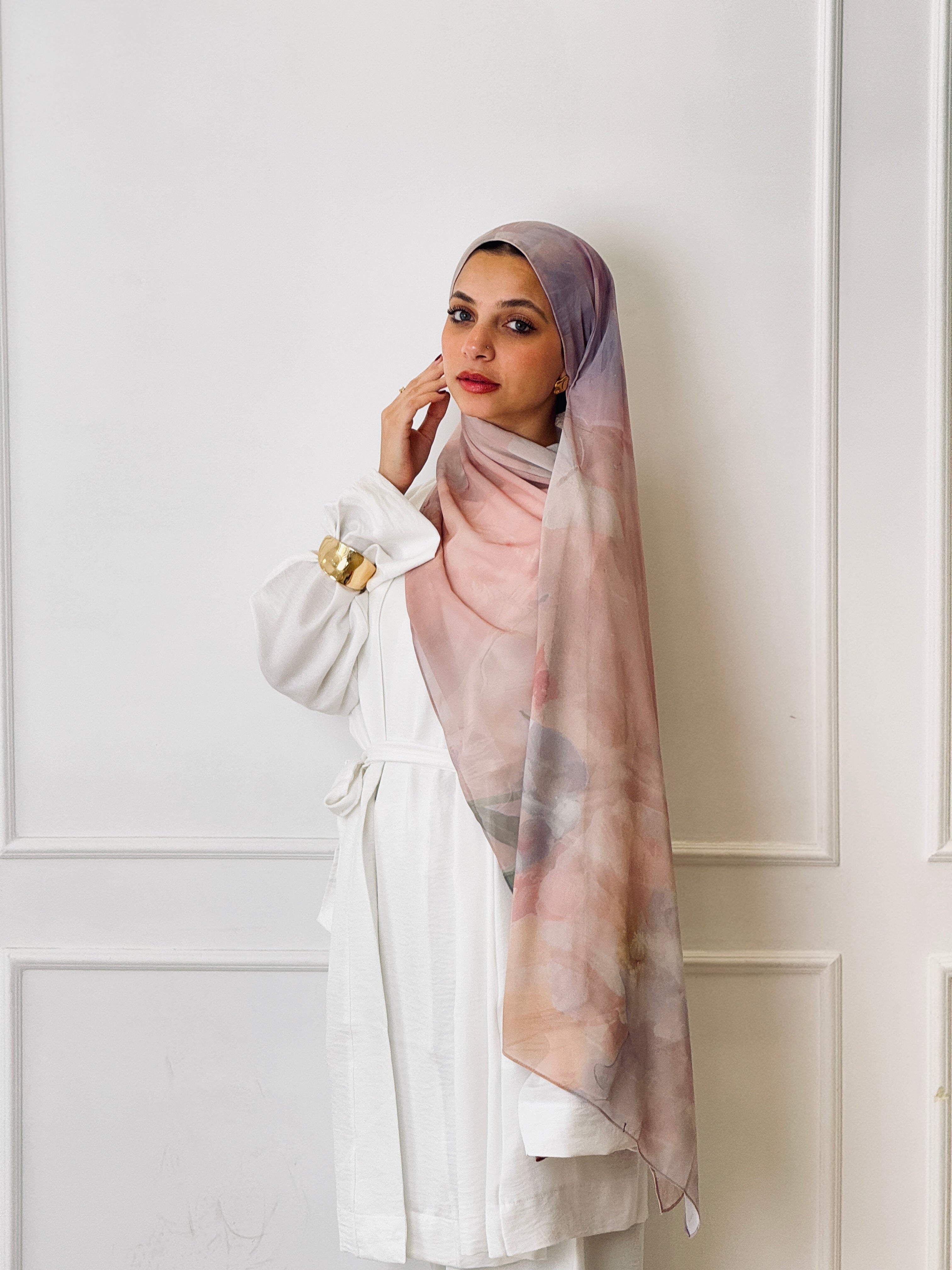 Daisy Marble Scarf