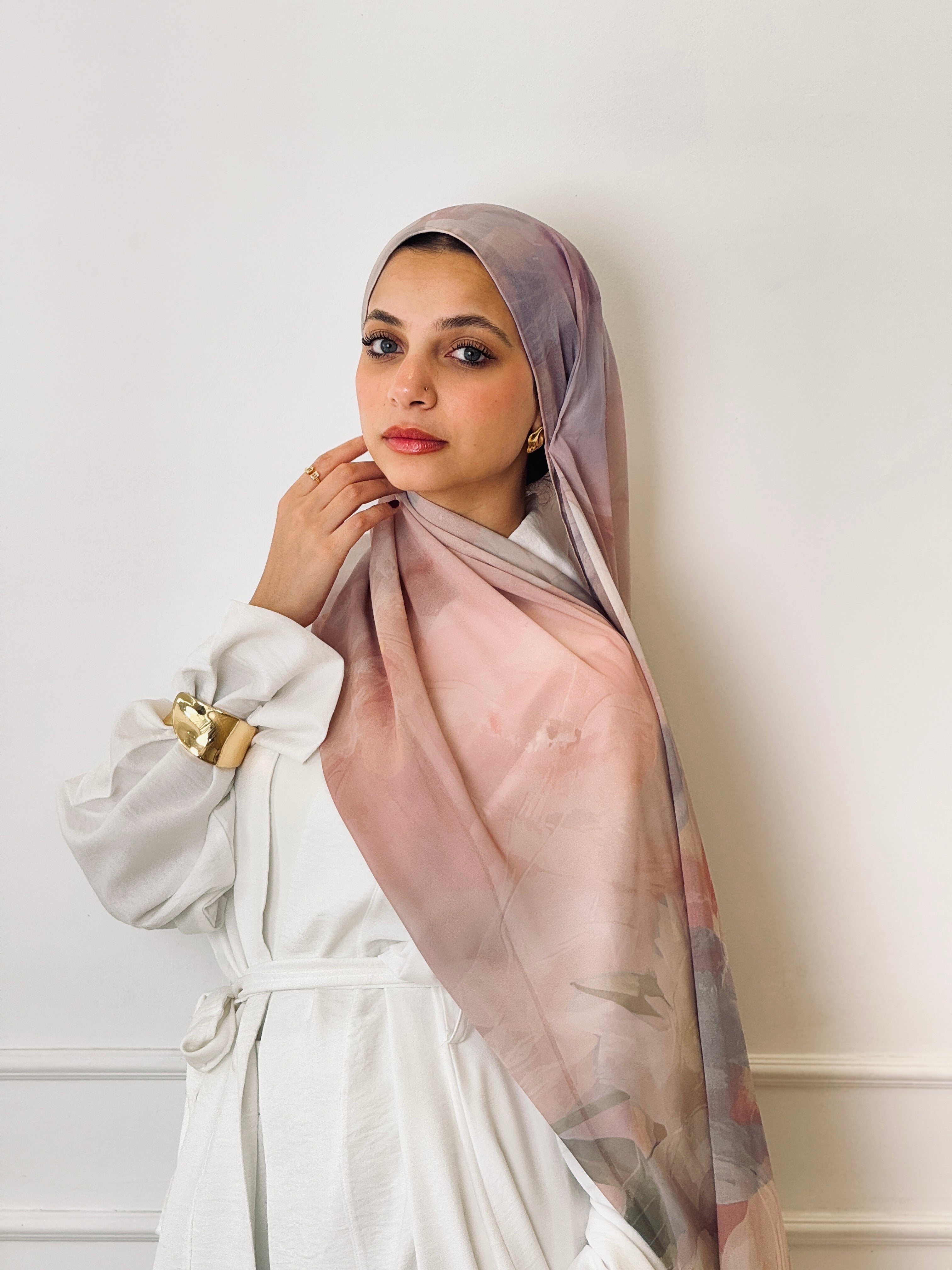 Daisy Marble Scarf