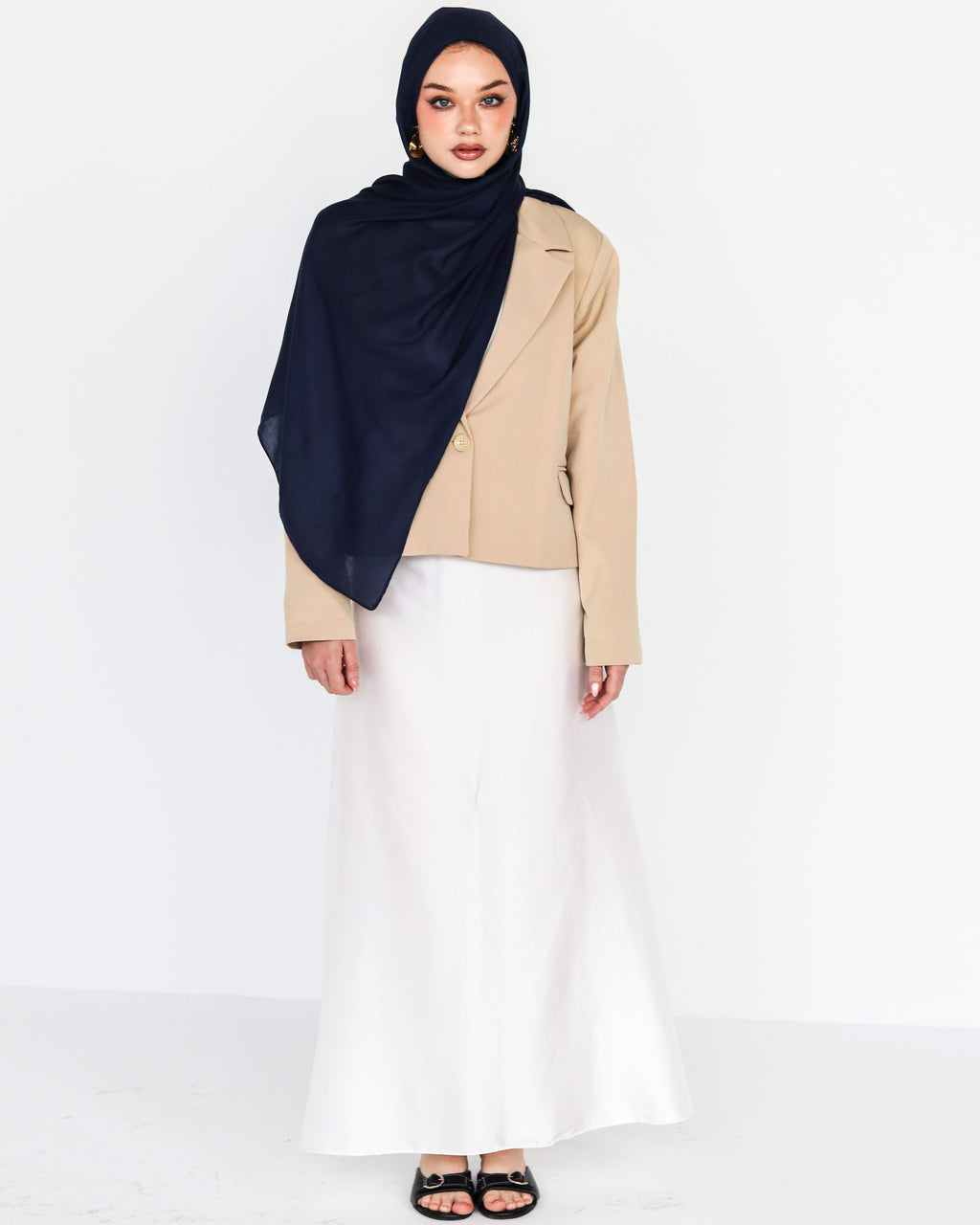 Elite Modal Scarf  - Inky Blue