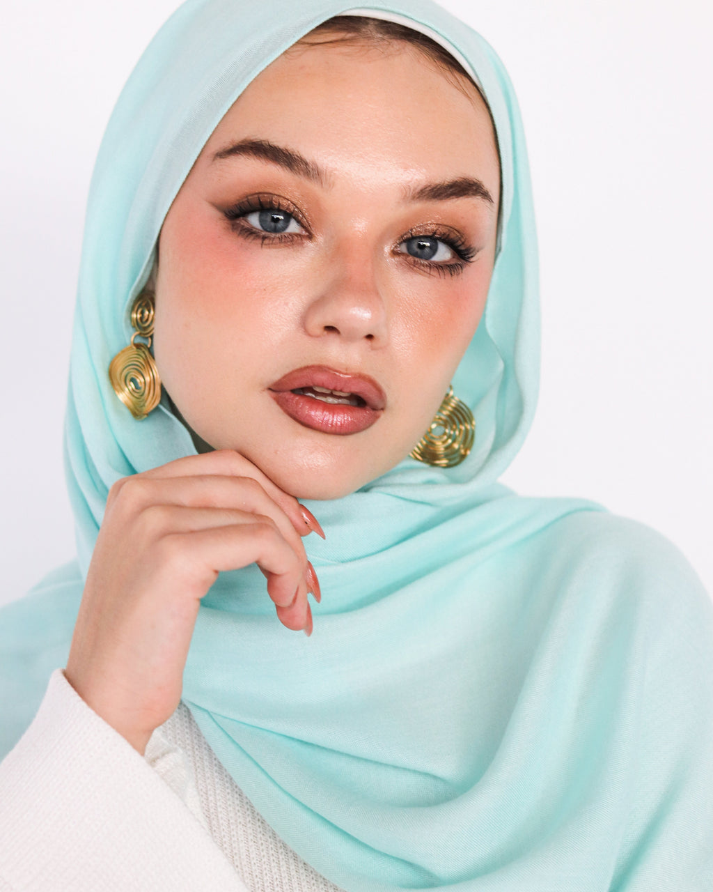 Elite Modal Scarf - Pale Turquoise