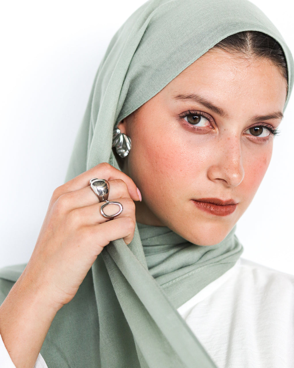 Elite Modal Scarf  - Matcha Milk