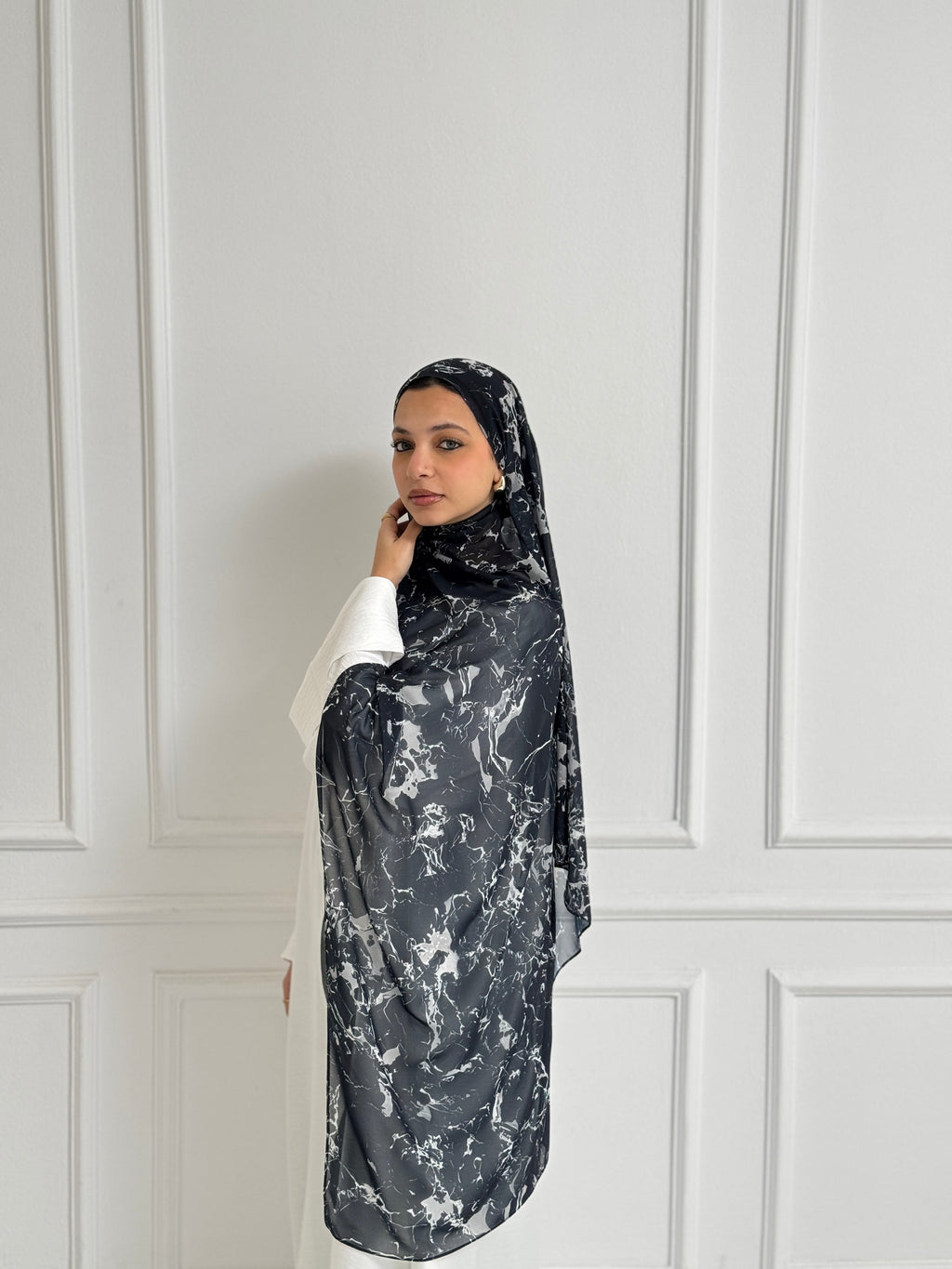 Stormy Marble Scarf