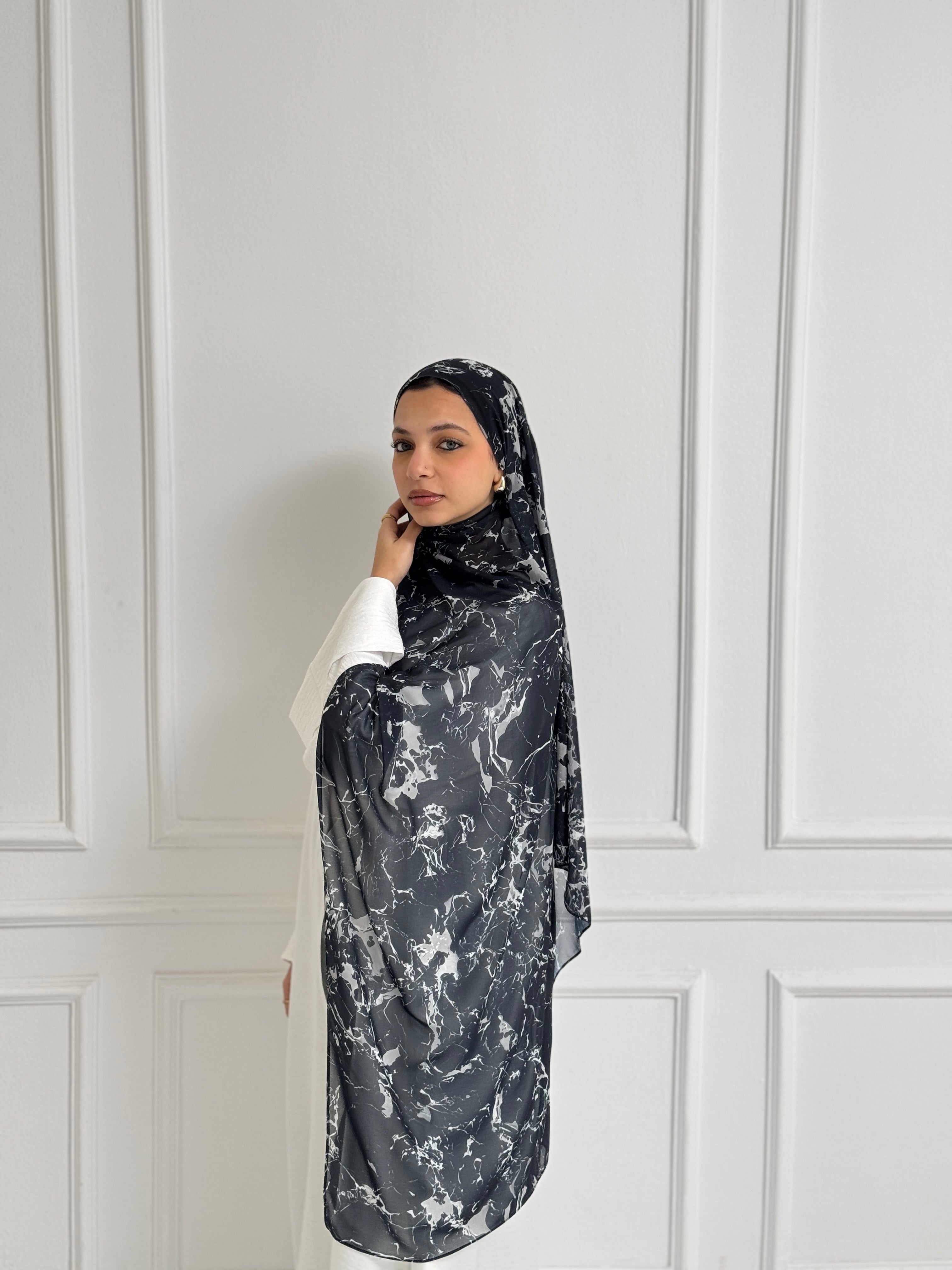 Stormy Marble Scarf