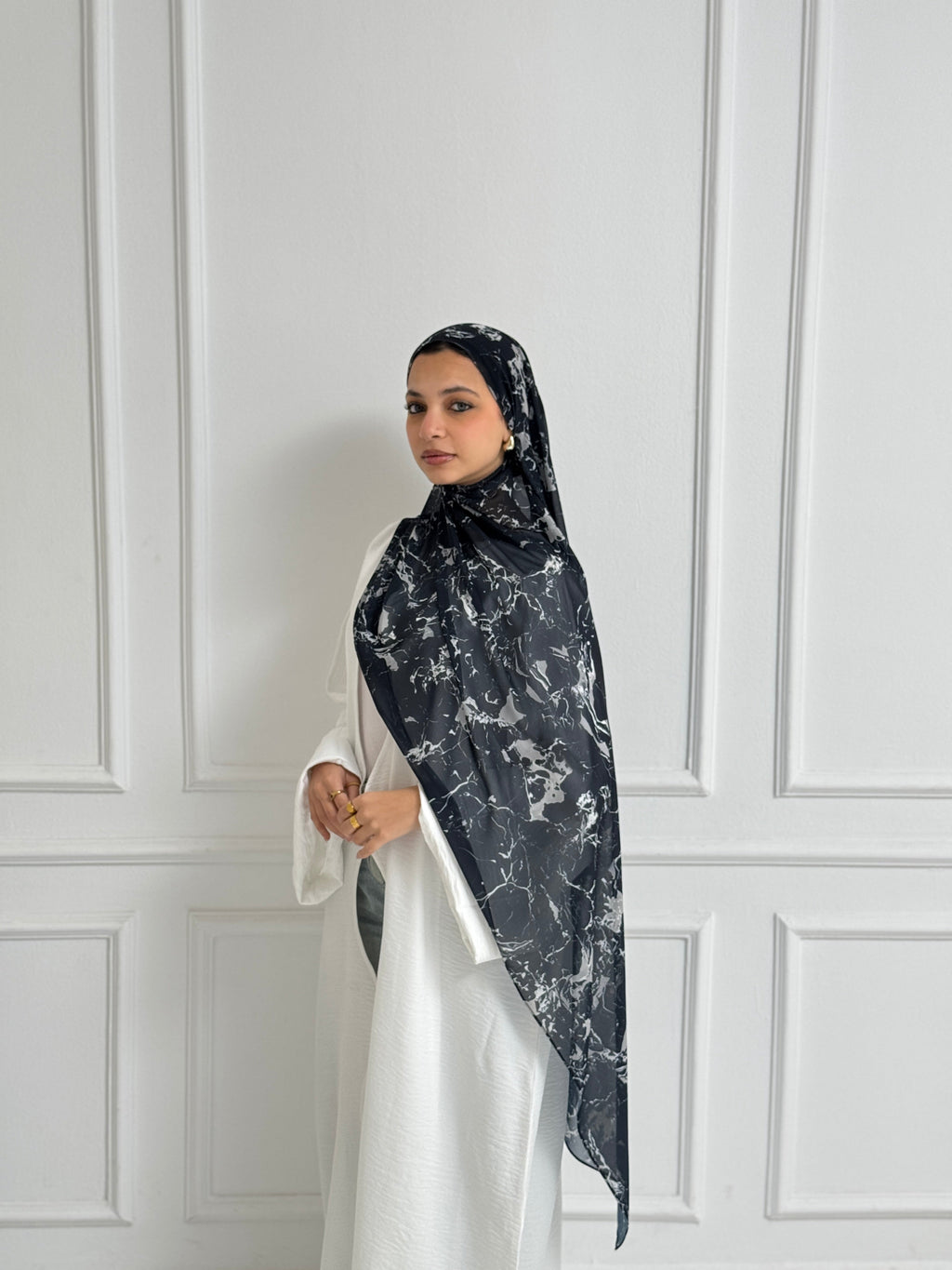 Stormy Marble Scarf