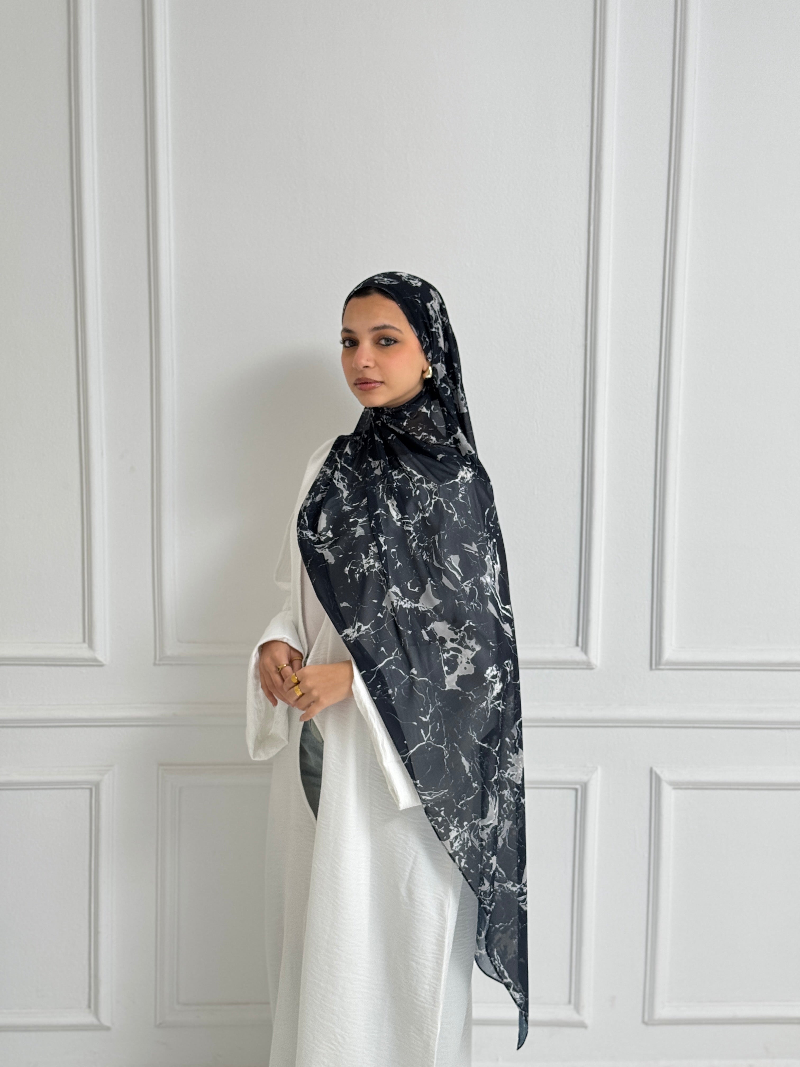 Stormy Marble Scarf