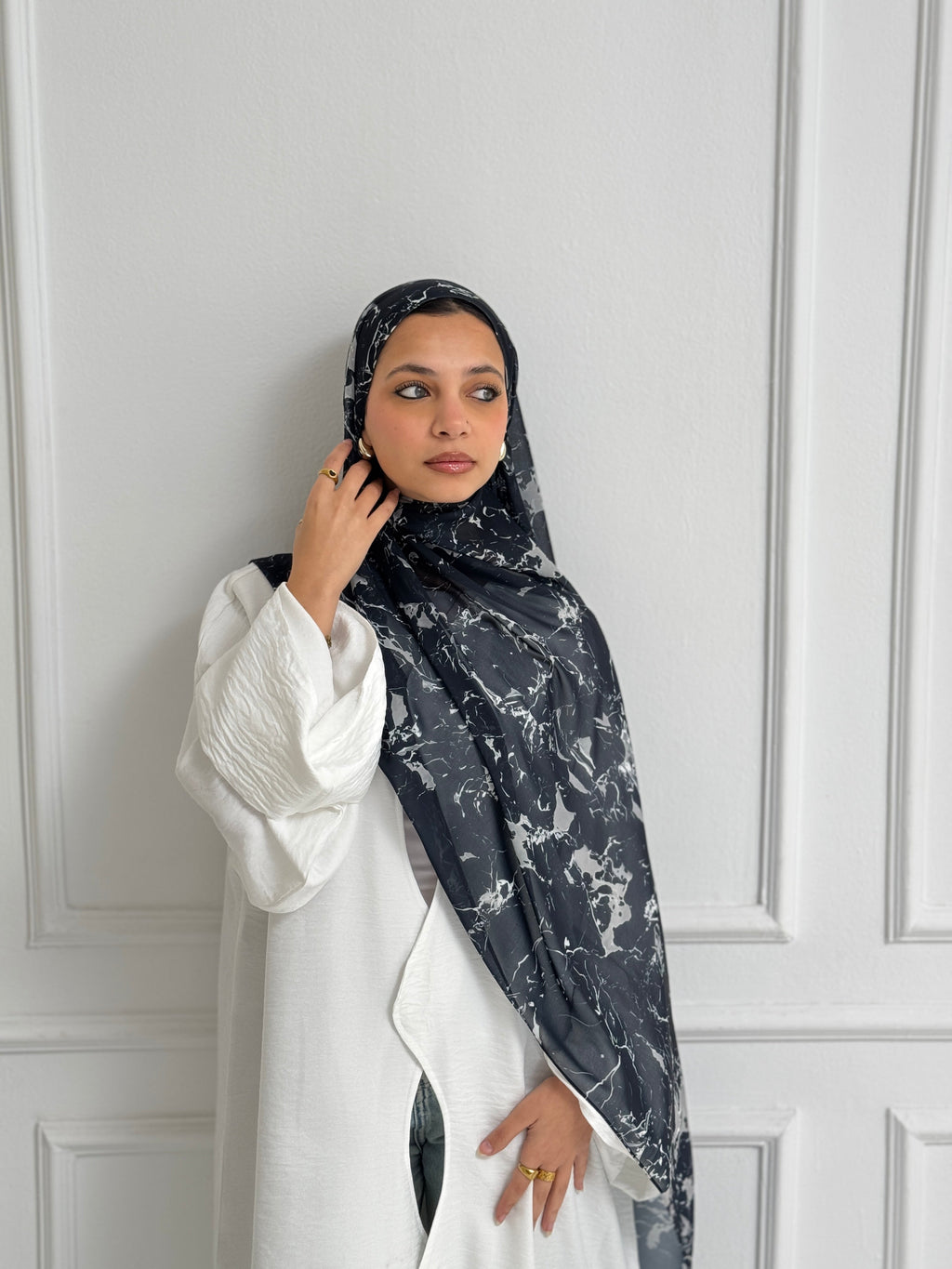 Stormy Marble Scarf
