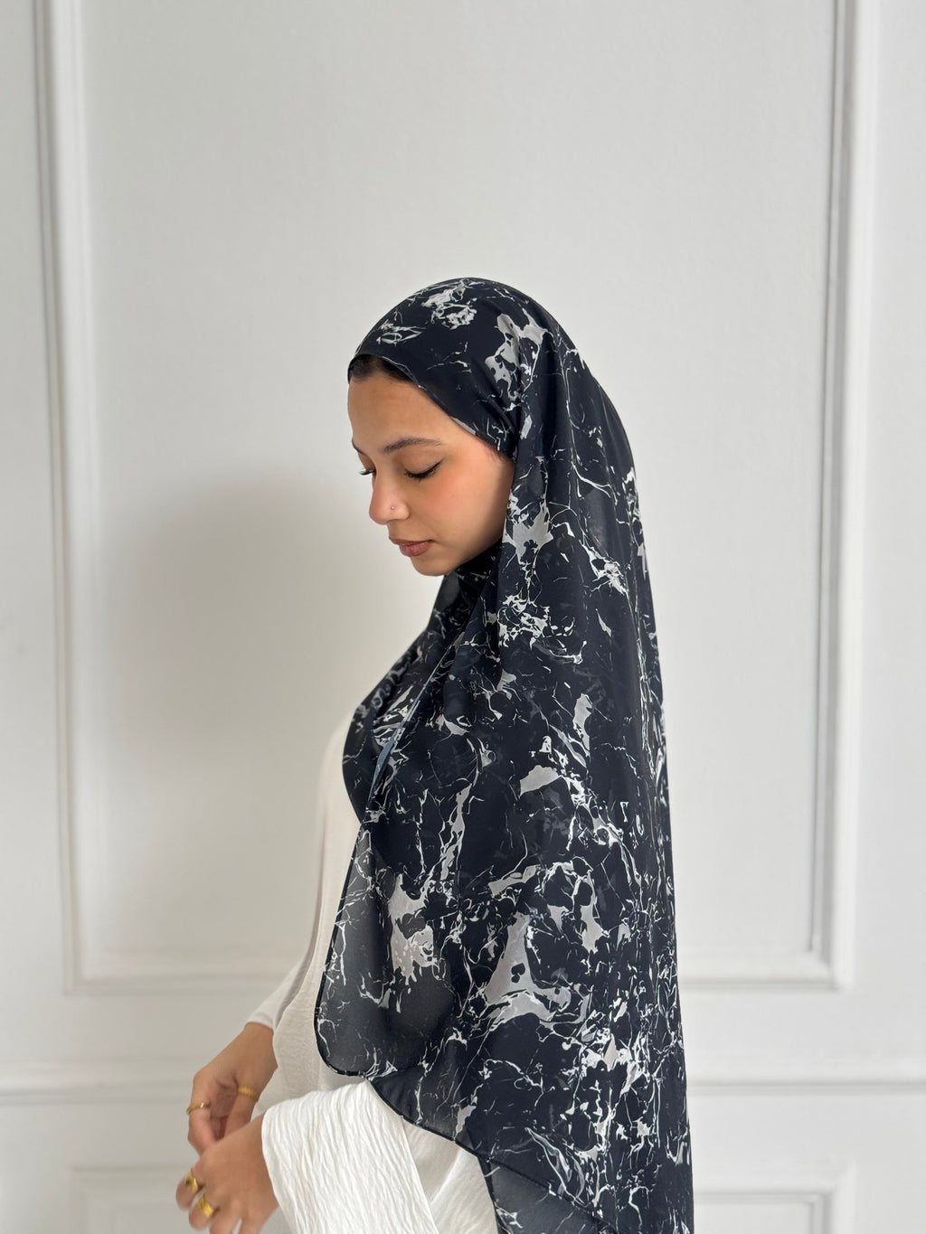 Stormy Marble Scarf
