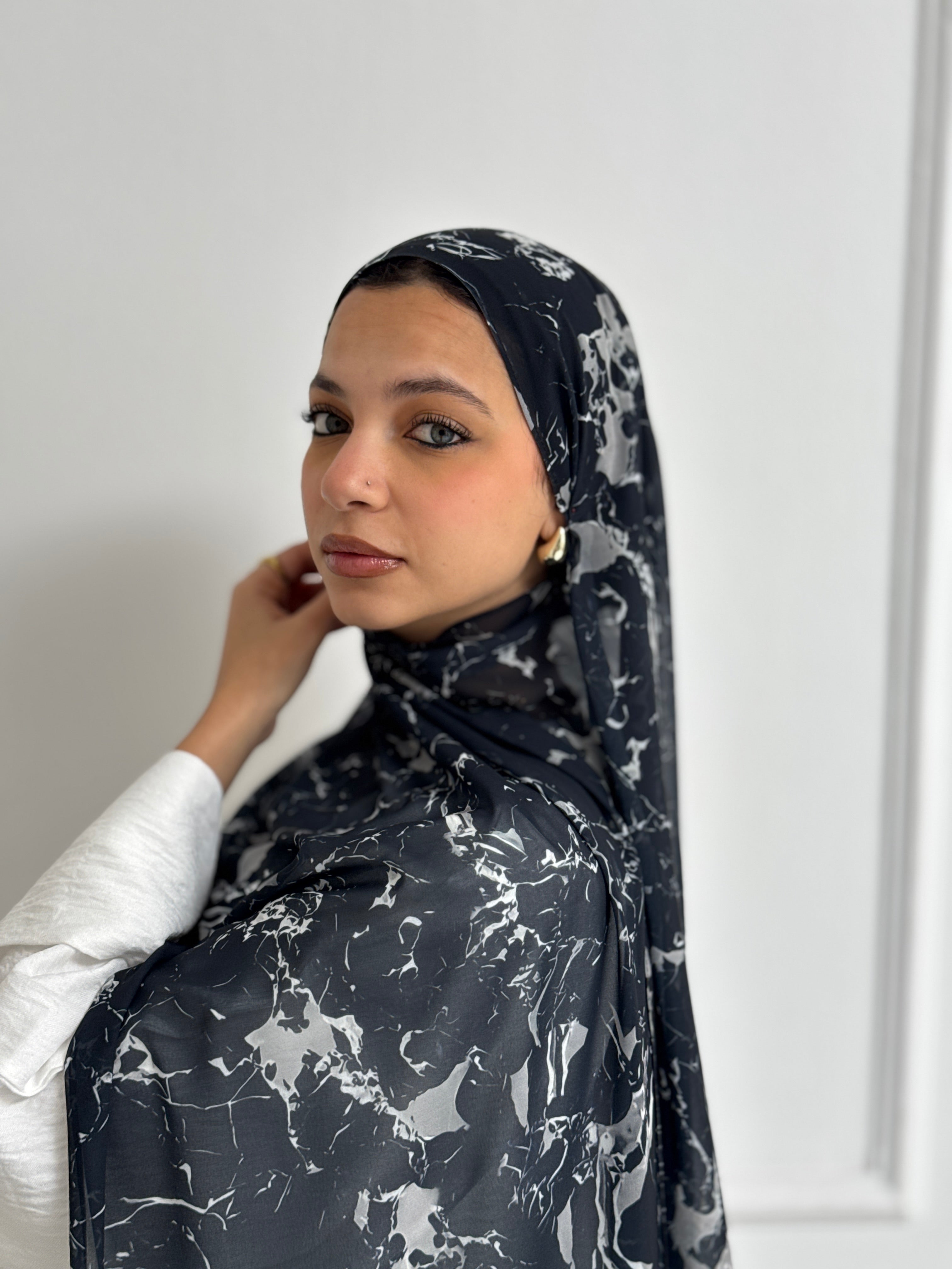 Stormy Marble Scarf
