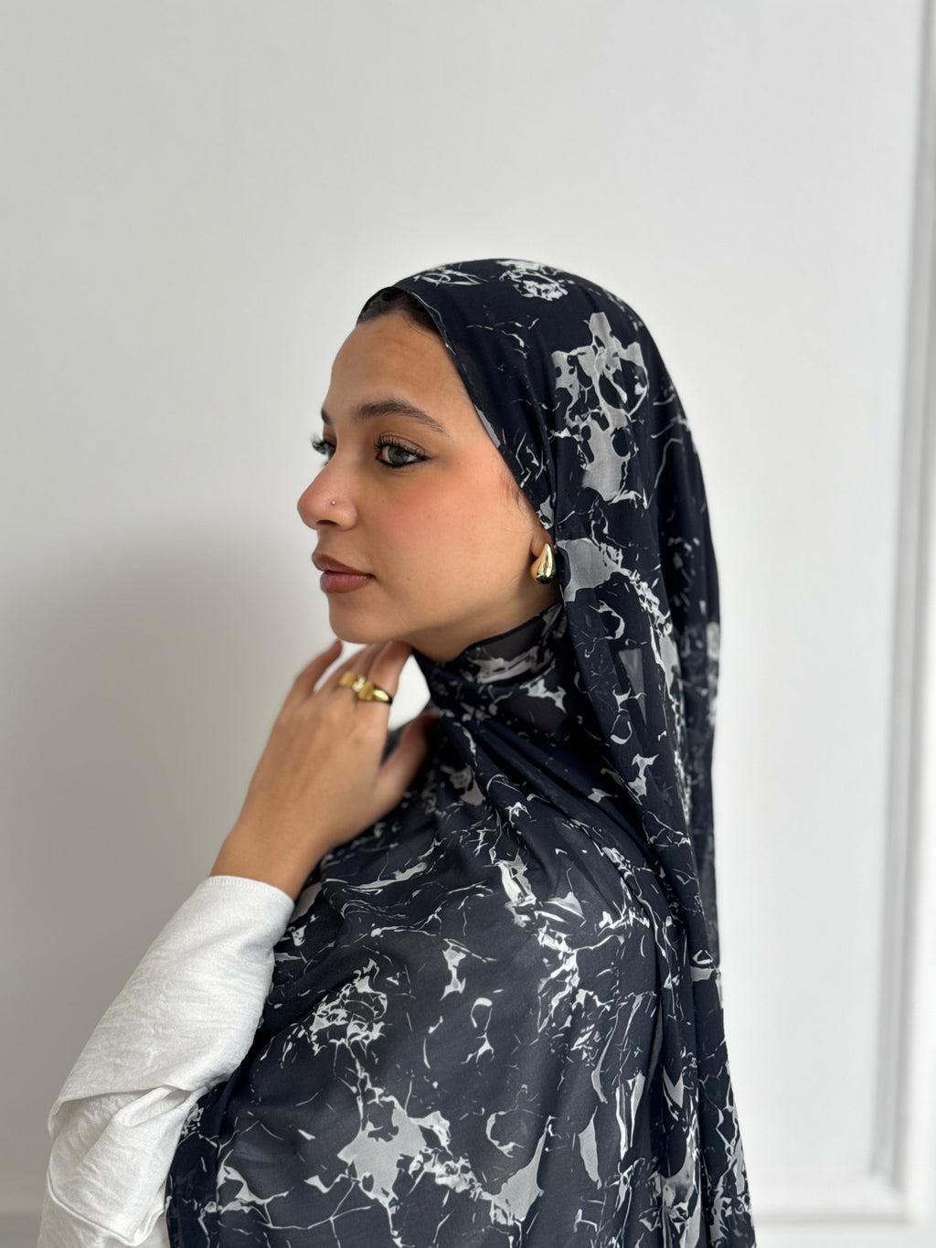 Stormy Marble Scarf
