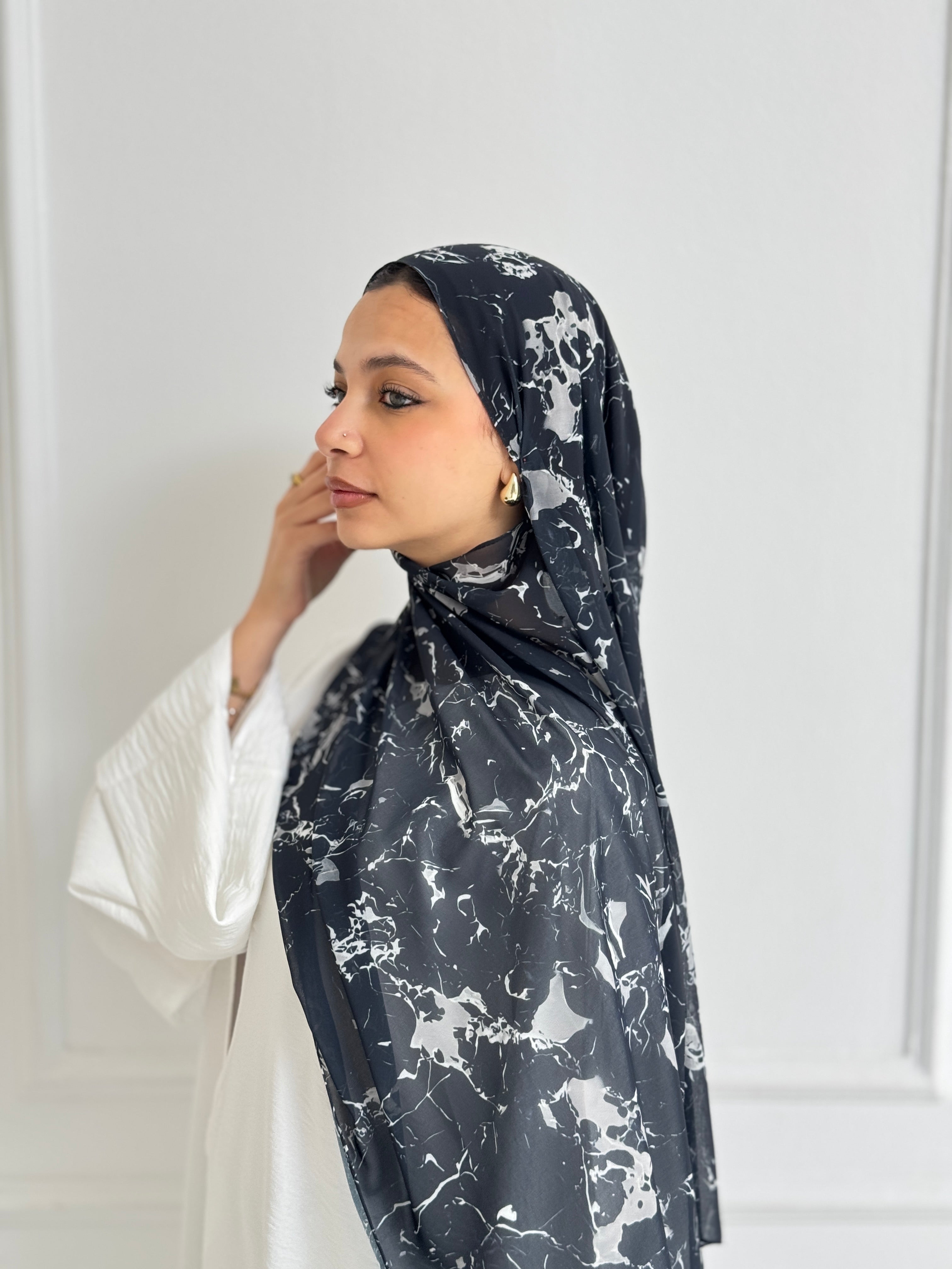 Stormy Marble Scarf
