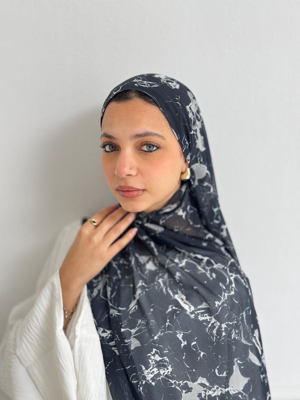 Stormy Marble Scarf