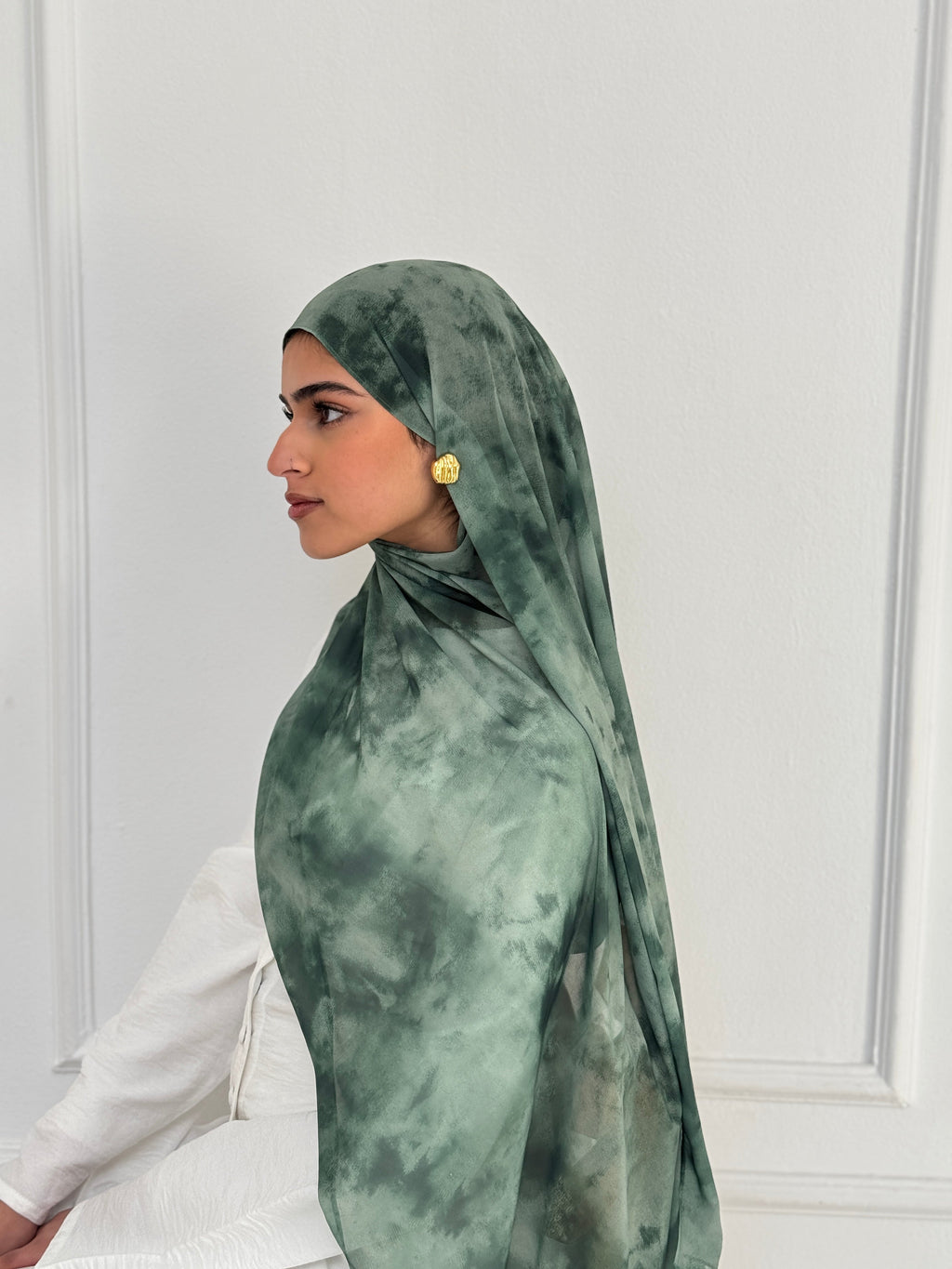 Emerald Marble Scarf