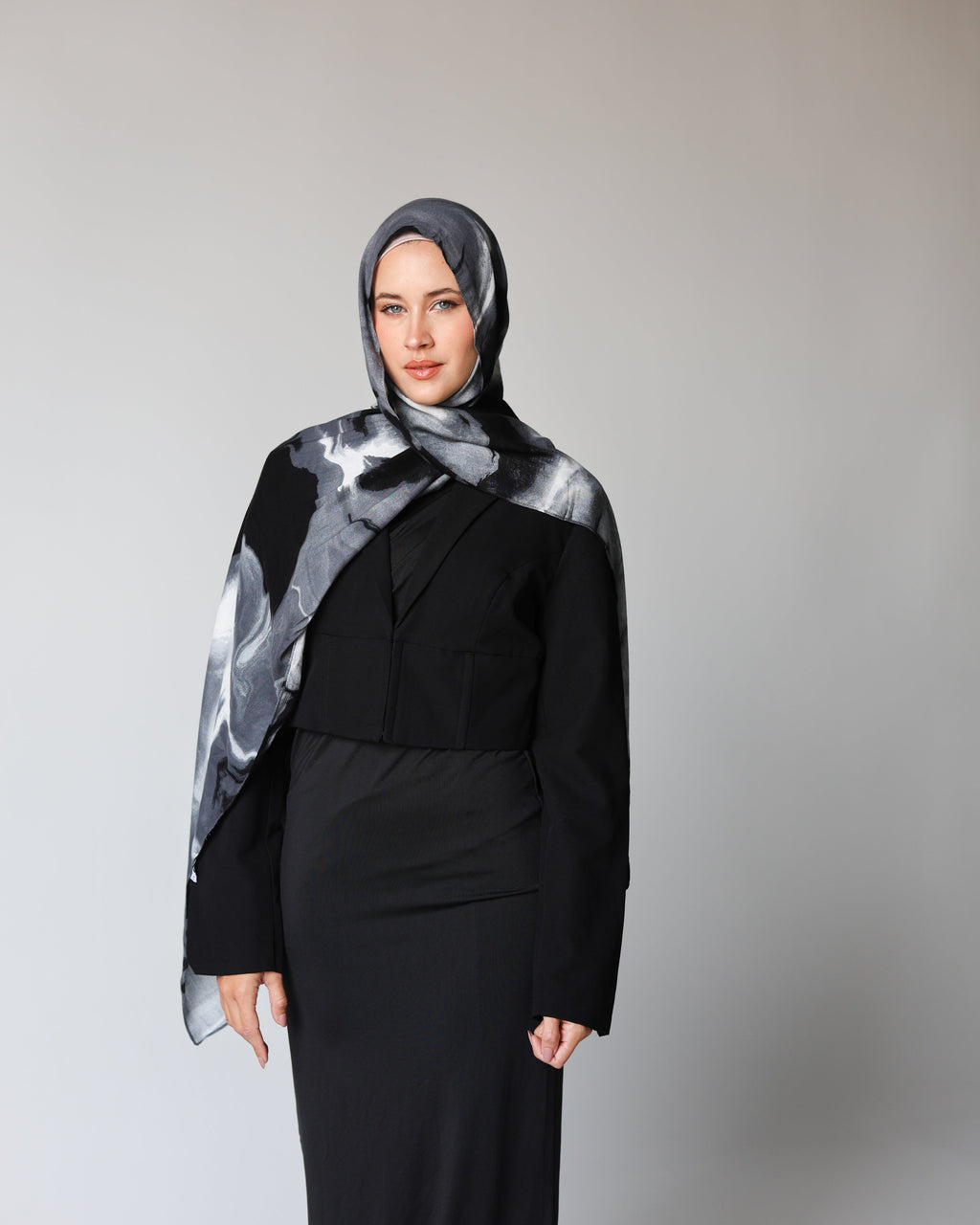 Shadow Fade Premium Modal Scarf