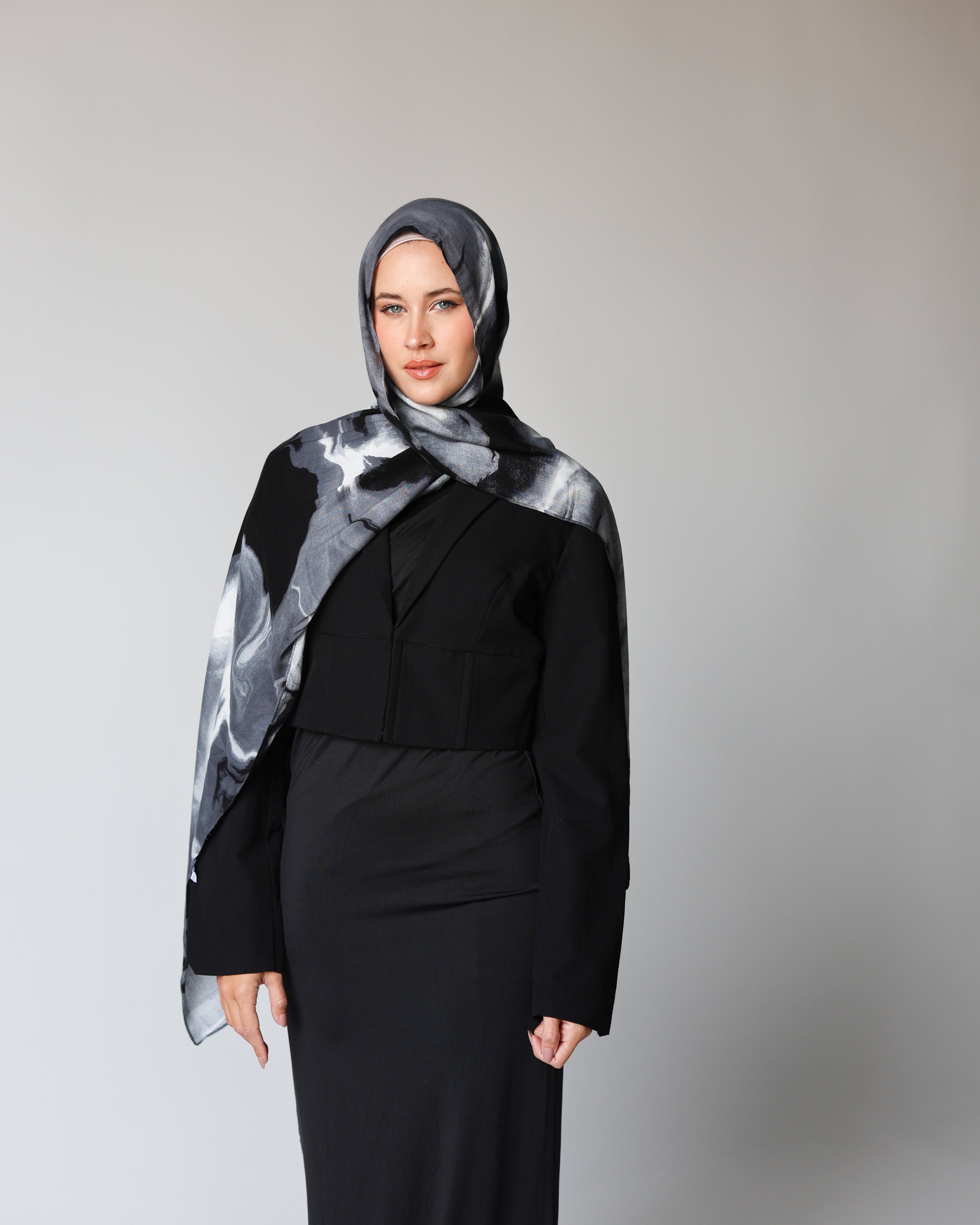Shadow Fade Premium Modal Scarf