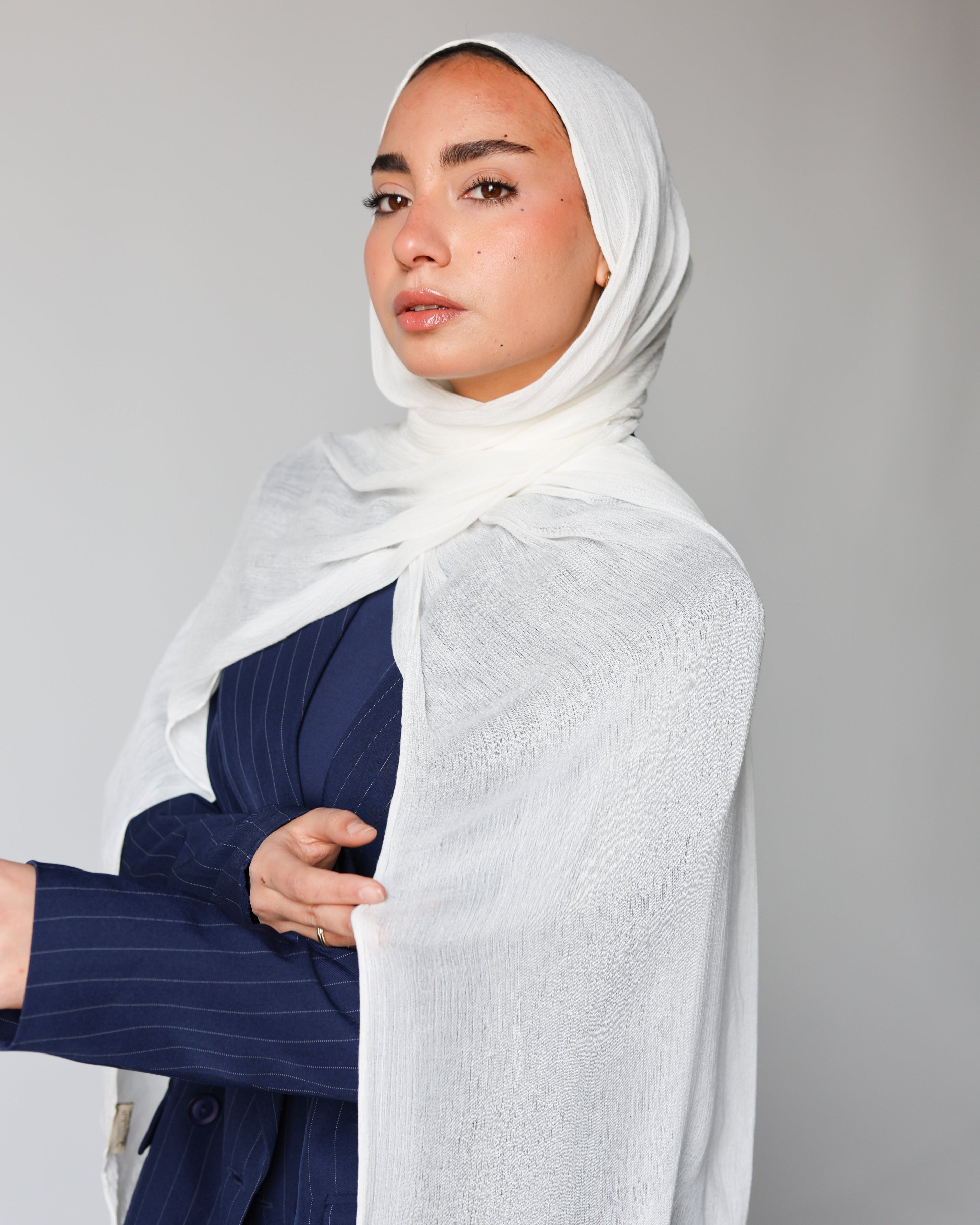 Her Thai Line scarf - Off White