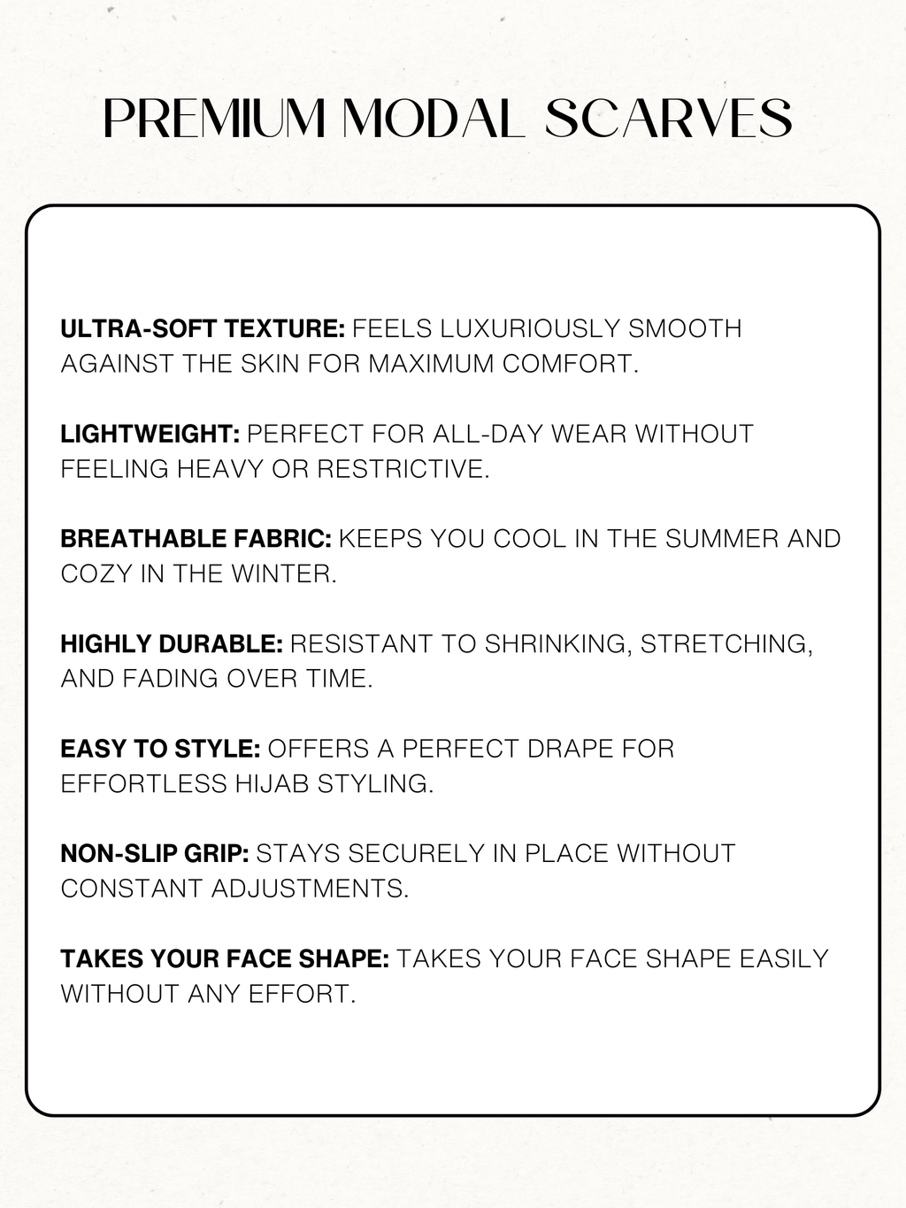 Stormy Premium Modal Scarf